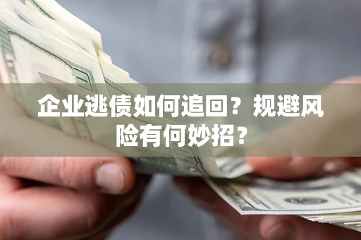 武汉企业逃债如何追回？规避风险有何妙招？