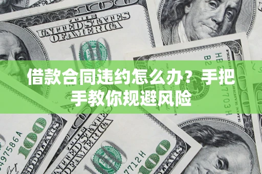 武汉借款合同违约怎么办？手把手教你规避风险
