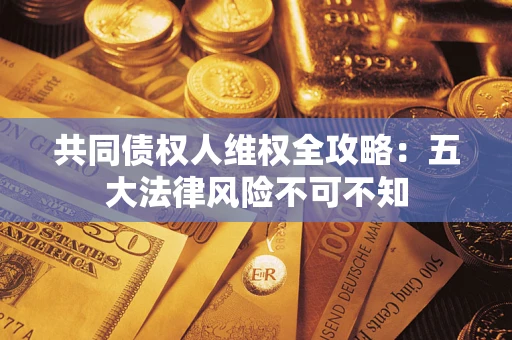 武汉共同债权人维权全攻略：五大法律风险不可不知