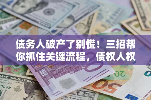 武汉债务人破产了别慌！三招帮你抓住关键流程，债权人权益不再缩水