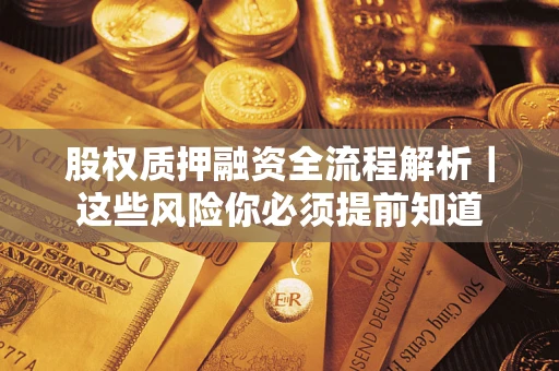 武汉股权质押融资全流程解析｜这些风险你必须提前知道