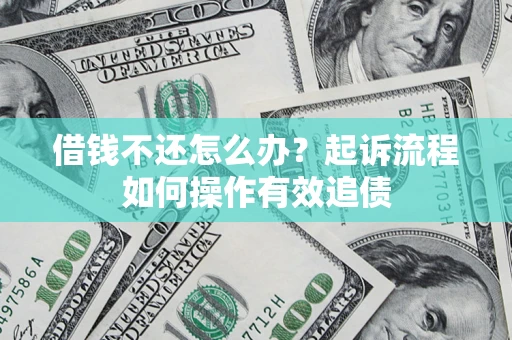 武汉借钱不还怎么办？起诉流程如何操作有效追债