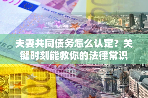 武汉夫妻共同债务怎么认定？关键时刻能救你的法律常识