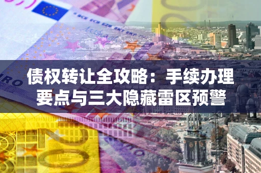 武汉债权转让全攻略：手续办理要点与三大隐藏雷区预警