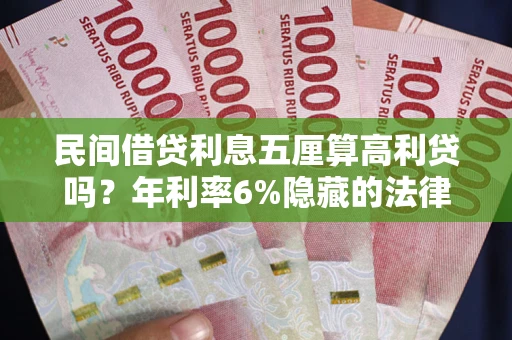 武汉民间借贷利息五厘算高利贷吗？年利率6%隐藏的法律风险全解析