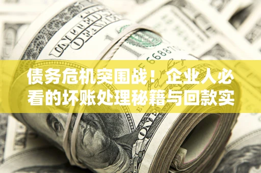 武汉债务危机突围战！企业人必看的坏账处理秘籍与回款实战指南
