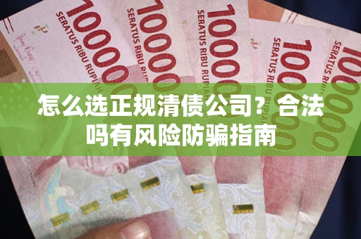 武汉怎么选正规清债公司？合法吗有风险防骗指南