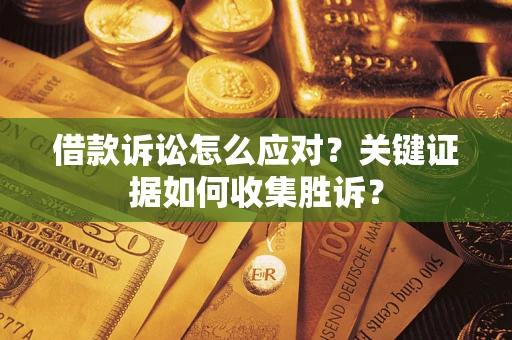 武汉借款诉讼怎么应对？关键证据如何收集胜诉？