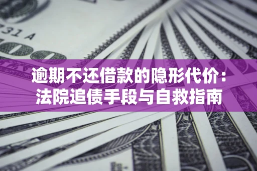武汉逾期不还借款的隐形代价：法院追债手段与自救指南